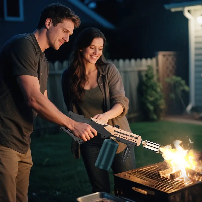 800000 BTUs Powerful Grill Torch Gun