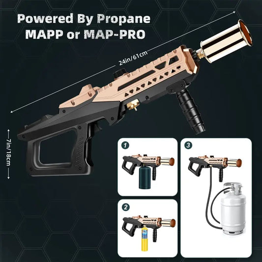800000 BTUs Powerful Grill Torch Gun
